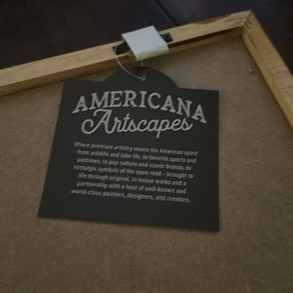 NWT Open Road Bass Pro Bear Americana wall art - Picture 4 of 5